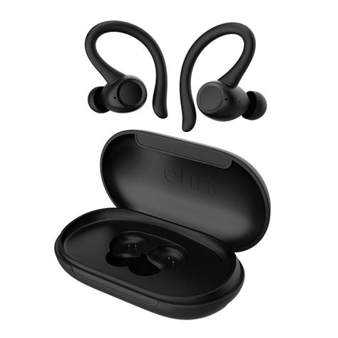 onn. Bluetooth True Wireless Earbuds with Earhook for Sport, Black - Walmart.com - Walmart.com