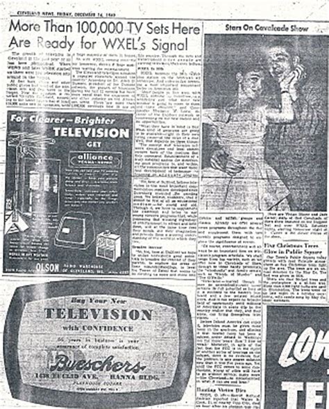 Cleveland Classic Media: WJW-TV 8 60th anniversary: Part One:The WXEL Years..