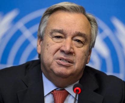 Antonio Guterres, UN SG, Steps Up for Climate Change