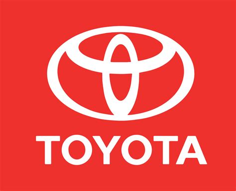 toyota marca logo coche símbolo con nombre blanco diseño Japón ...