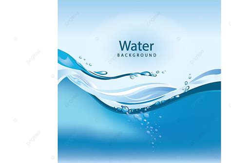 Water Theme Vector Art Template Download on Pngtree