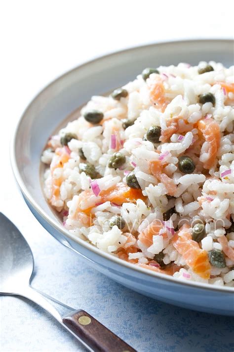 Smoked Salmon Rice Salad With Lime Dressing - Kelly Neil | Salmon and rice, Smoked salmon ...