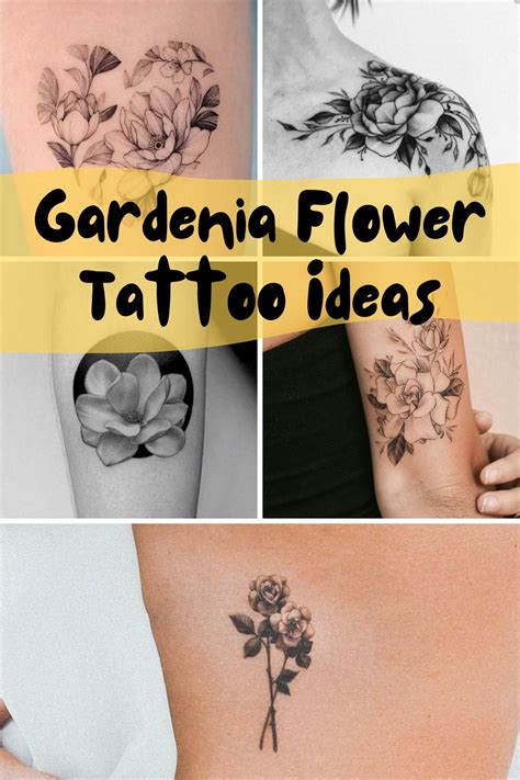 Beautiful Gardenia Tattoo Ideas (Simple + Minimalist) - Tattoo Glee