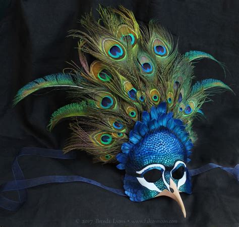 Royal Peacock - Leather and Feather Mask by windfalcon on DeviantArt ...