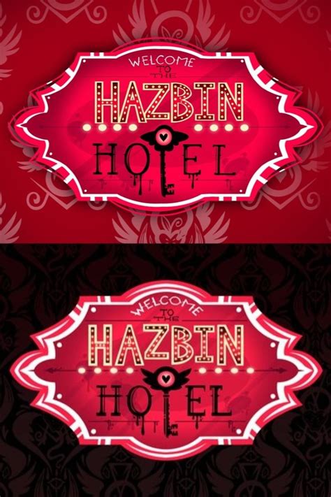 ஜ۩ HAZBIN HOTEL ۩ஜ - 𝘿𝙀𝙎𝙄𝙉𝙂𝙎 - Logo | Логотип отеля, Обои, Отель