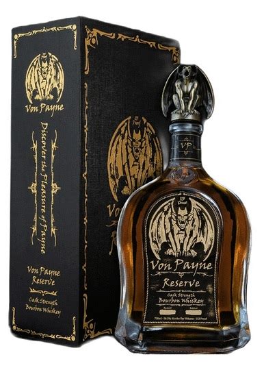 Von Payne Reserve Cask Strength Bourbon Whiskey 750ml Bottle