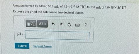 Solved 280x10-2 M HNO3 Express the pH of the solution to | Chegg.com