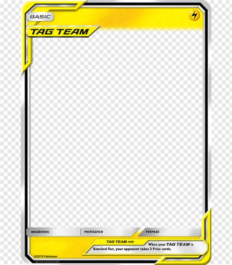 Pokemon Sm Templates, Lightning Gx Tt Basic, Basic Tag Team intended ...