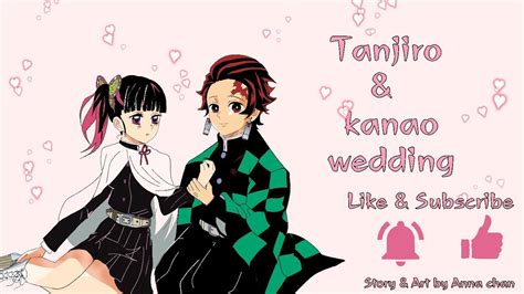 Tanjiro x Kanao Wedding fanart - YouTube