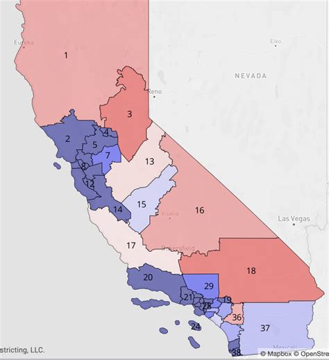 My first California State Senate map : r/DavesRedistricting