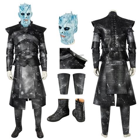 Night King Costume Game of Thrones S8 Cosplay Suit | Night king costume, Game costumes, Game of ...