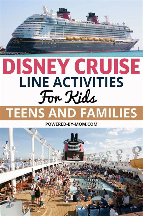 Top Disney Cruise Line Activities for Kids and Teens - Powered By Mom in 2021 | Activities for ...