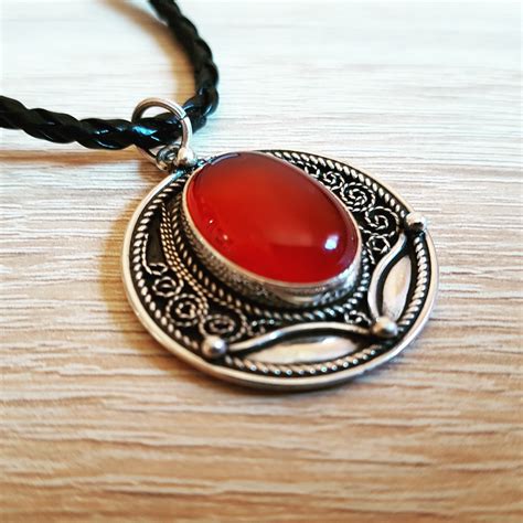 Moroccan silver necklace, touareg berber jewelry for women