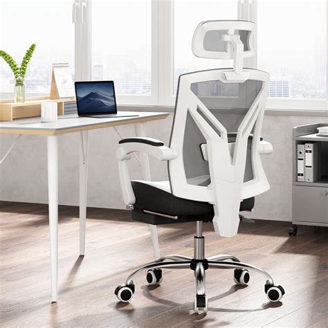 Hbada Ergonomic Office Chair High Back Desk Chair Recliner Chair with Lumbar Support Height ...