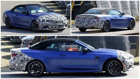 2025 BMW 4 Series Facelift Spied in M440i Convertible Form - autoevolution