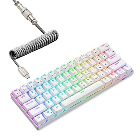 Mua RK ROYAL KLUDGE RK61 60% Mechanical Keyboard with Coiled Cable, 2 ...