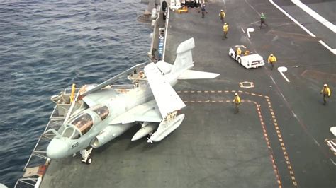 DVIDS - Video - Navy Aircraft Landing on a Moving Aircraft Carrier