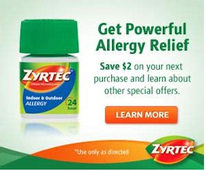 Zyrtec - Printable Coupons