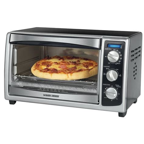 Convection Toaster Oven Black Decker Large 6 Slice Bake Pizza Toast ...