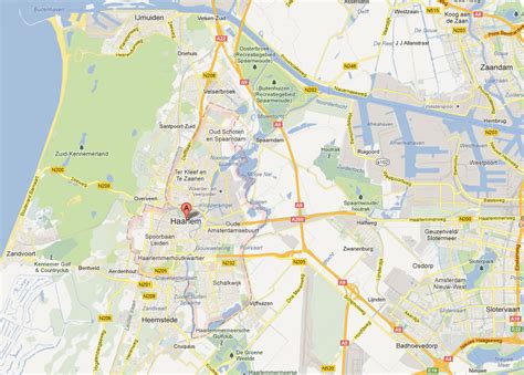 Haarlem Map - Netherlands