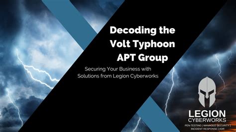 Decoding the Volt Typhoon APT Group | Legion Cyberworks