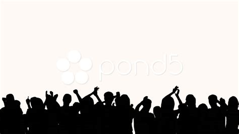 Concert Crowd Silhouette at GetDrawings | Free download