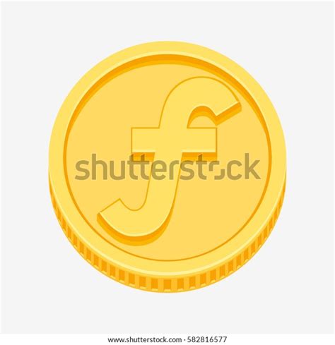 Aruban Florin Netherlands Antillean Guilder Symbol Stock Vector ...