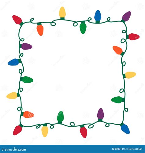 Lights Border Cartoon Vector | CartoonDealer.com #14682953