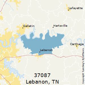 Lebanon Tn Zip Code Map - Cassie Anjanette