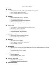 General Drug Classifications.docx - DRUG CLASSIFICATIONS Antacids ...