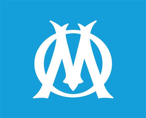 Olympique de Marseille Club Symbol Logo Ligue 1 Football French Abstract Design Vector ...