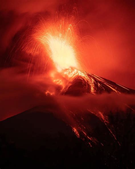 Guatemala's Fuego Volcano lava flows continue