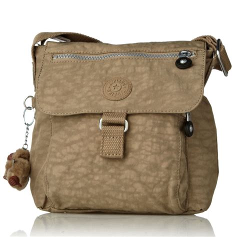 Kipling New Raisin Shoulder Bag with Flap Closure - QVC UK