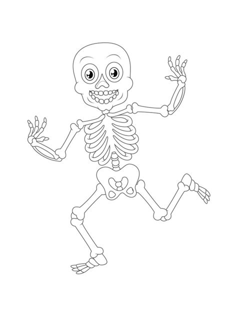 Printable Coloring Pages, Coloring Pages For Kids, Skeleton, Free ...