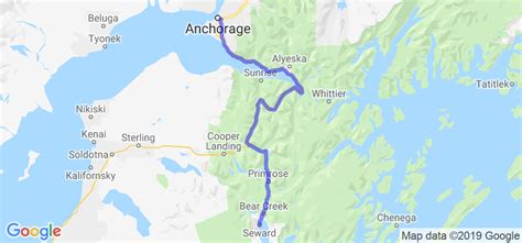 Anchorage to Seward | Route Ref. #36187 | Motorcycle Roads