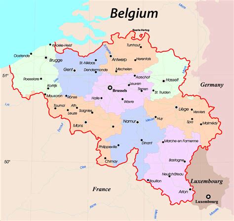 Maps Of Belgium Detailed Map Of Belgium In English Tourist Map Of 94120 | The Best Porn Website