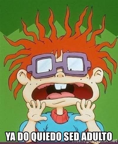 Rugrats Meme: A Cartoon Character with Red Hair and Goggles