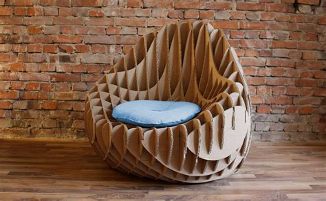 MC 205: Recycled cardboard armchair by Nordwerk Design