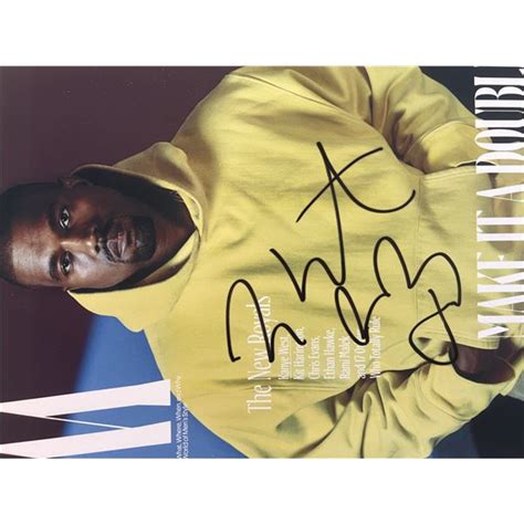 Kanye West signed photo