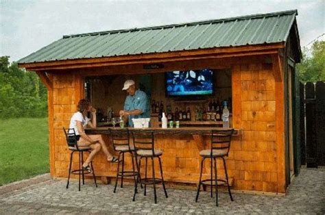 Turning Your Shed Into a Bar is Pure Genius! (28 Photos) | Backyard bar ...