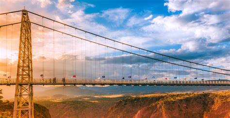 Highest Suspension Bridge in the U.S. - Attractions in Colorado