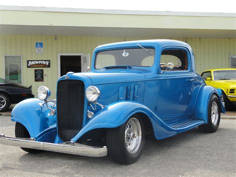 1933, Chevrolet, Chevy, Coupe, Hotrod, Streetrod, Hot, Rod, Street, Blue, Usa, 2592x1944 03 ...