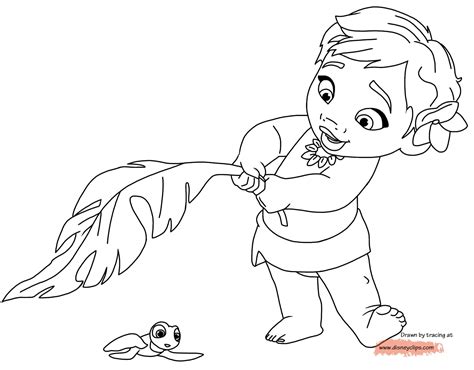 Baby Moana Coloring Pages Printable - thiva-hellas