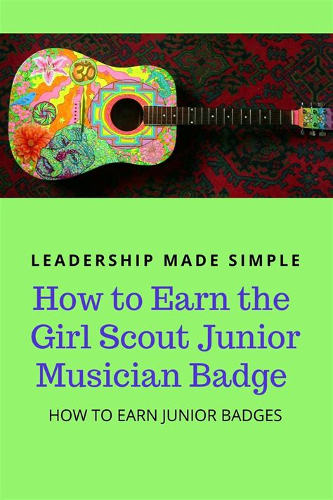 How to Earn Junior Girl Scout Badges: How to Earn the Girl Scout Junior Musician Badge (Agent of ...