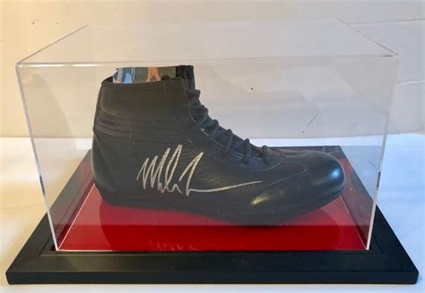 Mike Tyson Autographed Rare Black Custom made Boxing Boot JSA Certifie ...