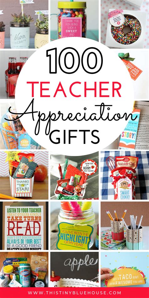 Cute Teacher Appreciation Gifts, 100 Best Ideas - This Tiny Blue House