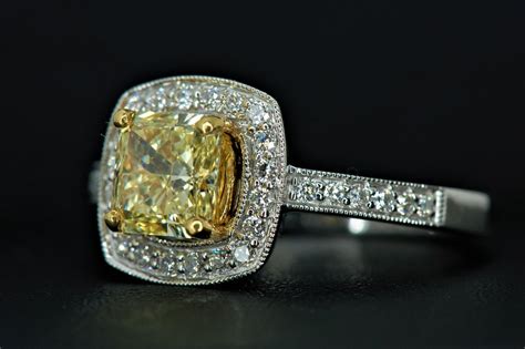 Natural Fancy Yellow Diamond Ring – DeBoscq Fine Jewelry