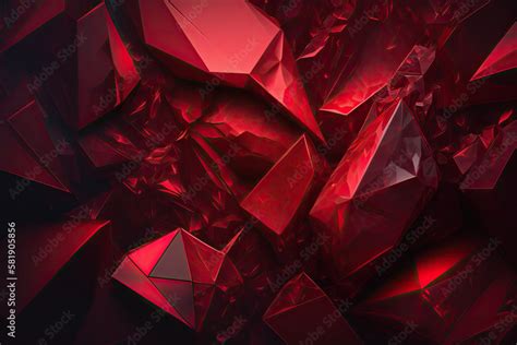 Ruby Red Gemstone Background - Gemstones Textures Backdrop Series - Red ...