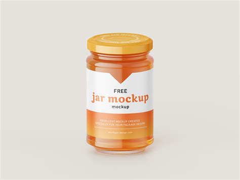 Free Honey Jar Mockup — Free Mockup World