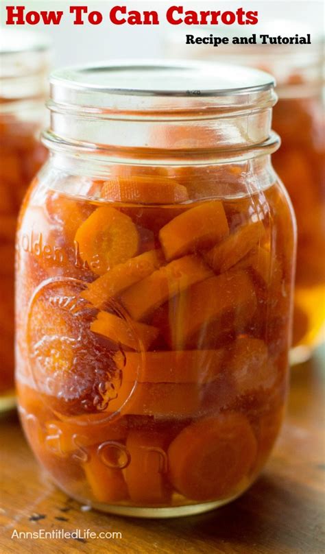 Canned Carrots Recipe